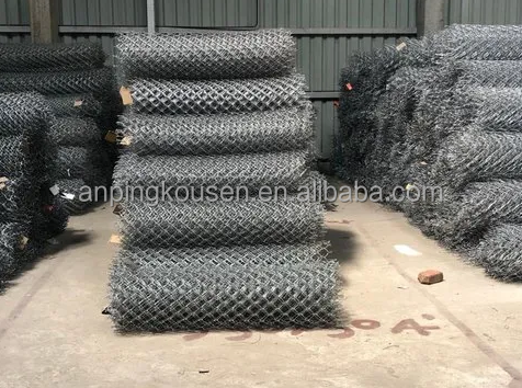 6ft X 50ft ПВХ покрытый оцинкованный стальной цепной ссылки ограждения для промышленных применений