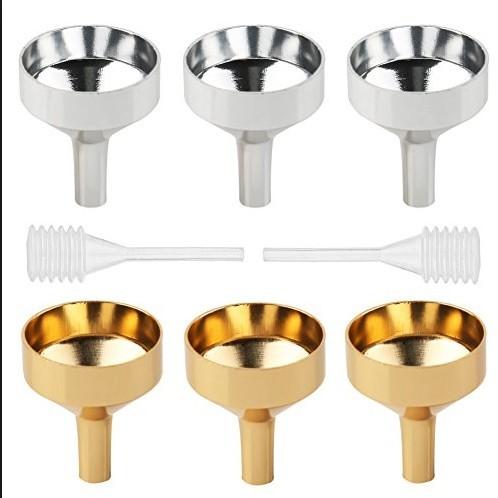 Easy Filling Mini Perfume Funnel Aluminum Alloy Cosmetic Perfume Funnel For Bottle