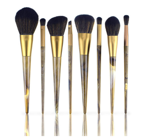 Synthetic Hair 9 Piece Cosmetic Makeup Brush Set For Makeup Artist