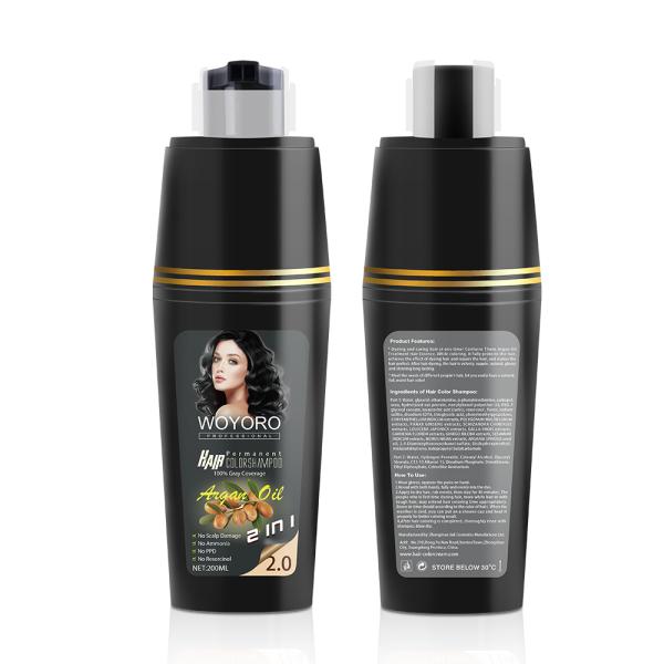 Active Protein 280ml Hair Dye Black Color Shampoo For Women