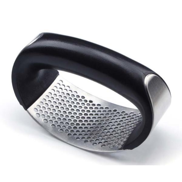 hot sell Amazon Stainless Steel Garlic Presser with abs handle