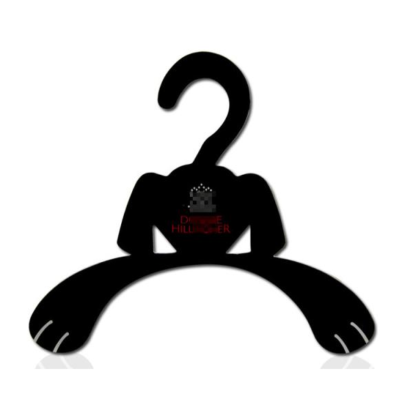 Custom Printed Pet Clothes Hangers | Black/Brown Cardboard Hangers with Customized Logo