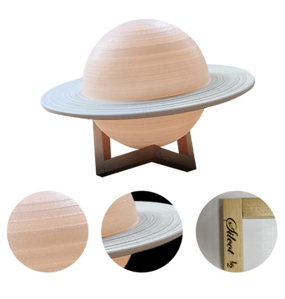 16 Colors LED Moon Lamp Lighting , 3D Printing USB Rechargeable Night Light
