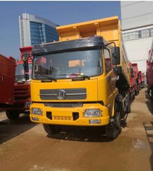 Dongfeng Used Dump Truck 5600X2300X1200 Dimensions 280L Fuel Tank Capacity