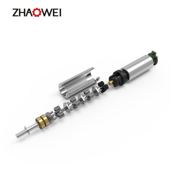 Dia 6mm 38rpm Planetary Gearbox Stepper Motor 198 / 1 Gear Ratio For Screwdriver