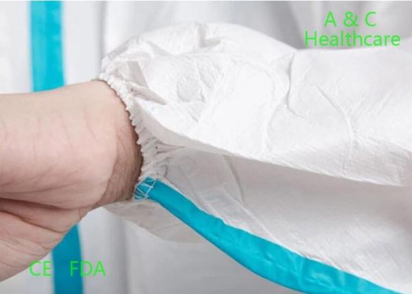 Polypropylene Disposable Painting Overalls With Hood Elastic On Cuff And Ankle