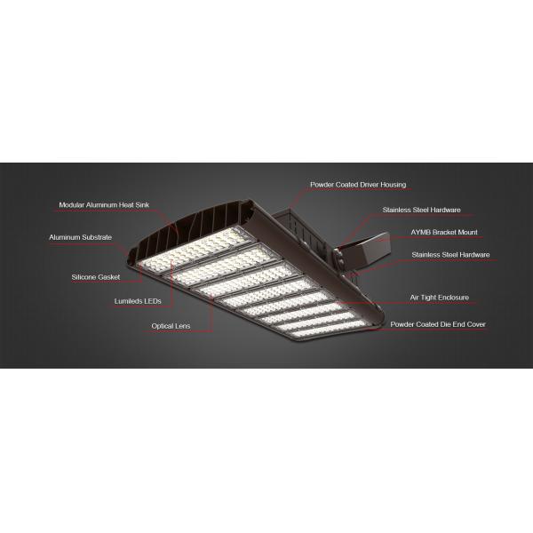 1200W LED Sports Field Lighting / ETL DLC 480V Airport Flood Light For North American