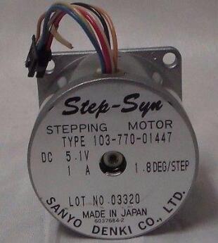 FUJI MINILAB Spare Part MOTOR SANYO DENKI STEPPING MOTOR 103 770 01447 W PULLEY