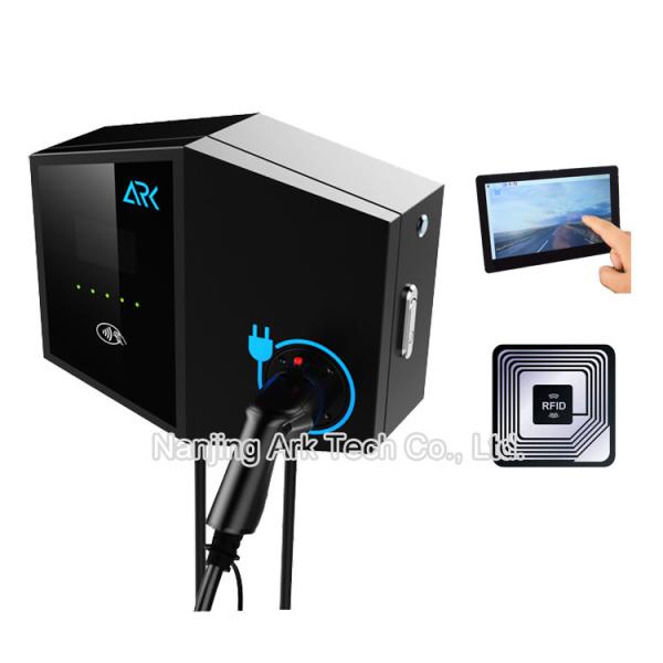 Carregador portátil trifásico de 22KW 32A EV com embalagem do metal e o revestimento semi bruto