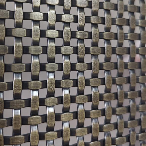304 316 Stainless Steel Architectural Woven Mesh For Decoration Building Facades Ceiling