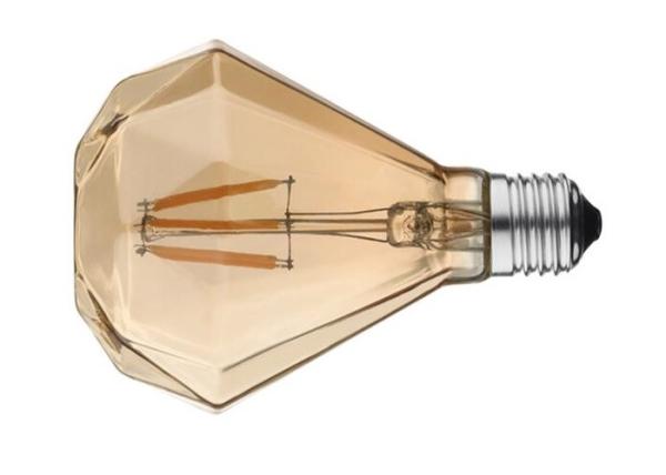 Customized Diy Filament Light Bulbs ,  Special Glass E27 Led Light Bulb 8w
