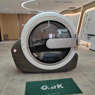 Hyperbaric Oxygen Chamber with Low Noise Round-Shaped Safety System