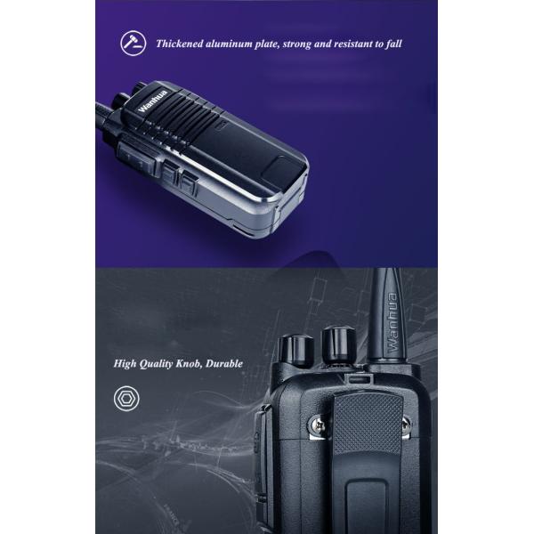 2023 6W UHF Handheld Walkie Talkie Two-Way Radio Station Transceiver Communicator with USB Charging