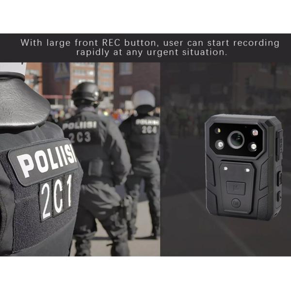 батарея камеры 3500мАх тела правоохранительных органов полиции 1296п ХД с 2 дюймами ТФТ - ЛКД