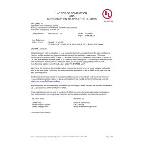 Shenzhen HUAYI-FADA Technology Co,.LTD Certifications