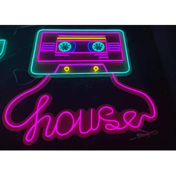 Прозрачные акриловые неоновые вывески СИД штепсельной вилки 200cm ЕС