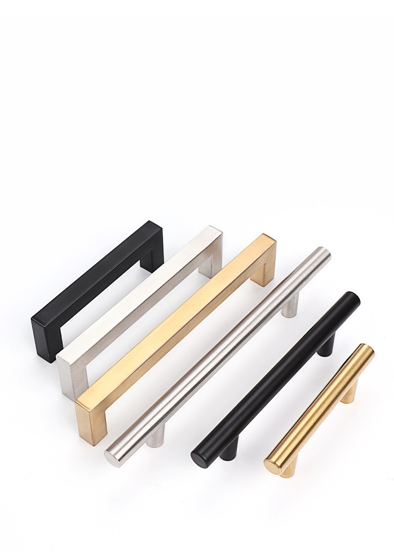 Morden Bronze Style Handles Long Stainless Steel Pull Handle Knob for Bedroom Living Room Entry Closet Drawer Dresser Cabinet