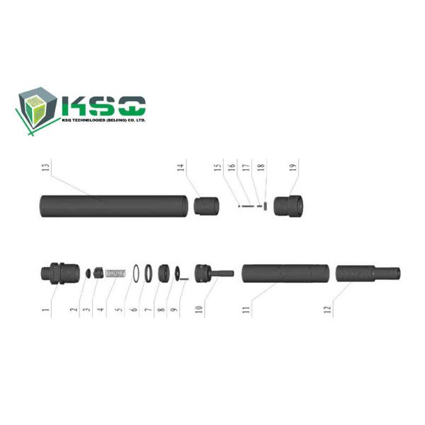 Профессиональная сталь DTH65-03 высокой ранга инструментов DTH сверля, задержива