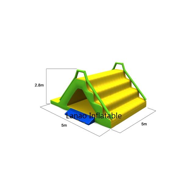 0.6mm 1000D Plato Inflatable Aqua Park Equipment Customized Size