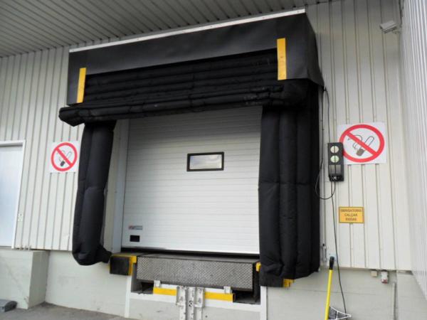 Airbag Inflatable Dock Shelter Industrial Thermal Insulated For Warehouse Loading Dock