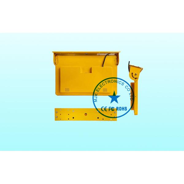 High Definition 19" Wifi / 3G Bus Digital Signage Display , LCD Advertising