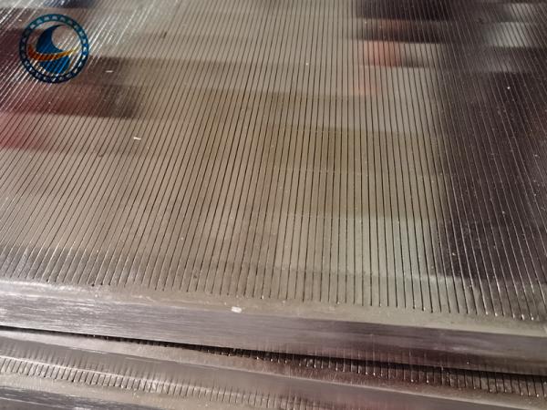 Grelhas de aço inoxidável soldadas plano do fio da cunha do equipamento de secagem 2x1.2m