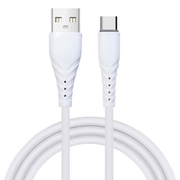 Customized PVC / TPE Charging Cable USB To Lightning / Android / Type C Data Cable