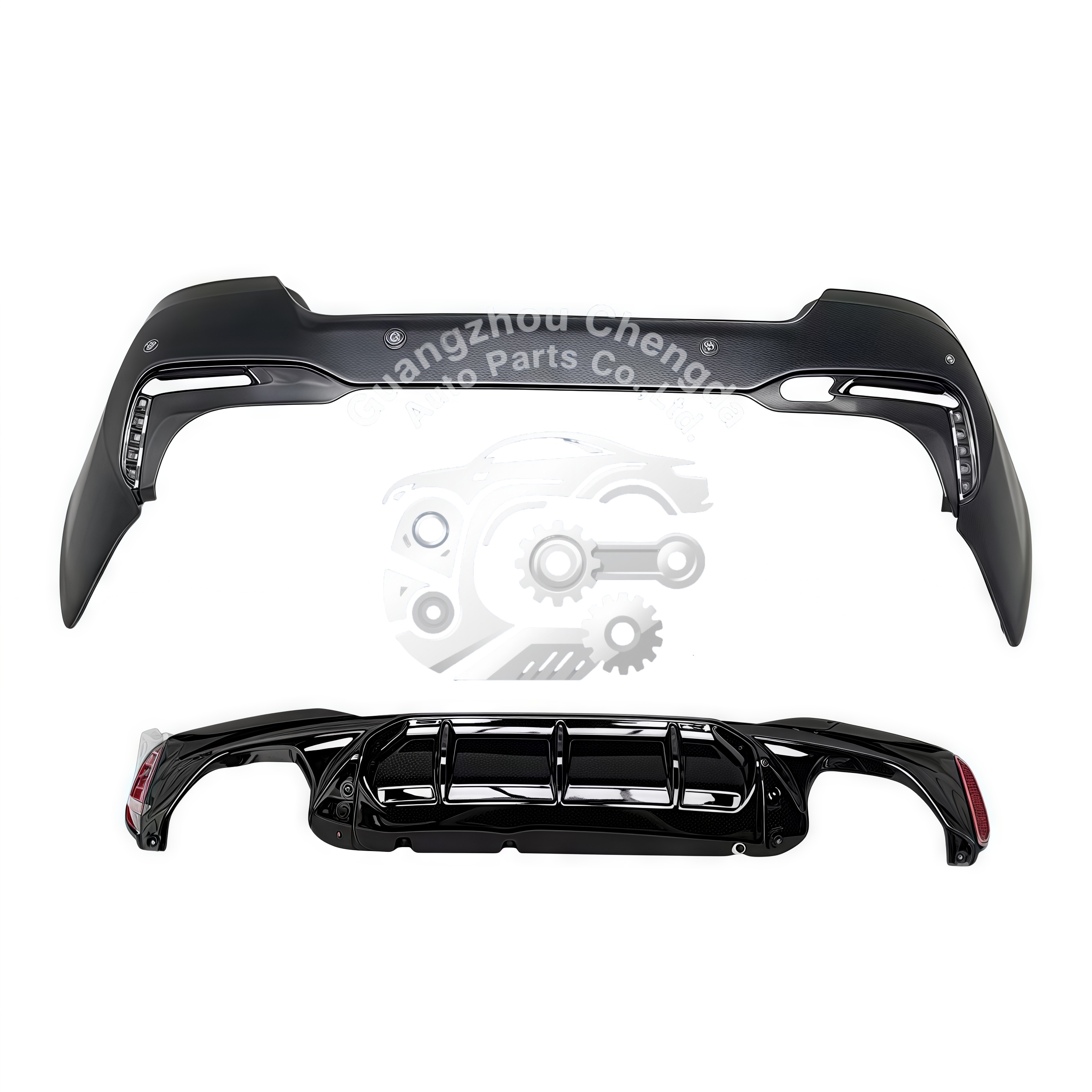 Wholesale Upgrade Front & Rear Bumper Gloss Black Grille New Condition Stylish M5 F90 Body Kit for BMW F10 F18 Body Kit