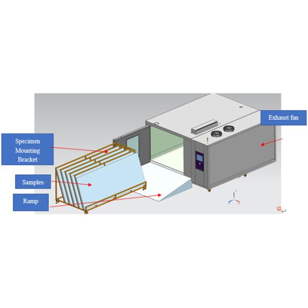 Прогулка в постоянной влажности Тепловая испытательная камера для испытания солнечной панели IEC60068-2