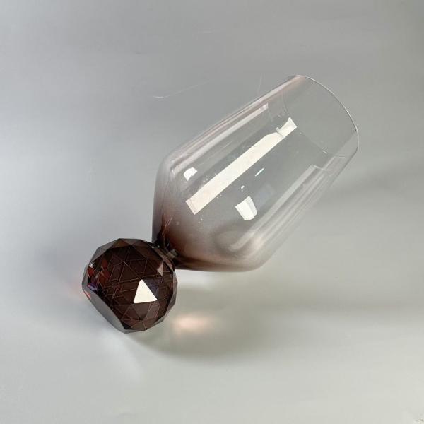 Hand-blow Wine Glass With Crystal Base Color Gradient Unique Wine Glass For Gift For  Party