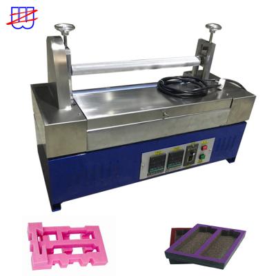 Máquina de laminar espuma de polietileno EPE PE EVA semiautomática para produção flexível