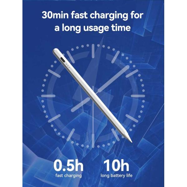 Bluetooth 4.2 Tablette stylo crayon à pression sensible 0,88 once / 13 g