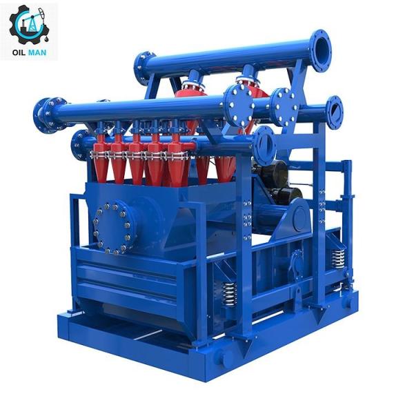 0.2-0.45MPa Solids Control Equipment , Hydrocyclone Mud Cleaner Drilling