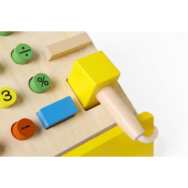 Кассовый аппарат симуляции детей деревянный претендует игрушки игры