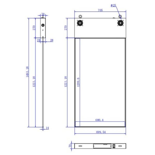 Latest Technology 55 -inch Indoor Touch flexible double-sided hanging Lg Transparent OLED Displays