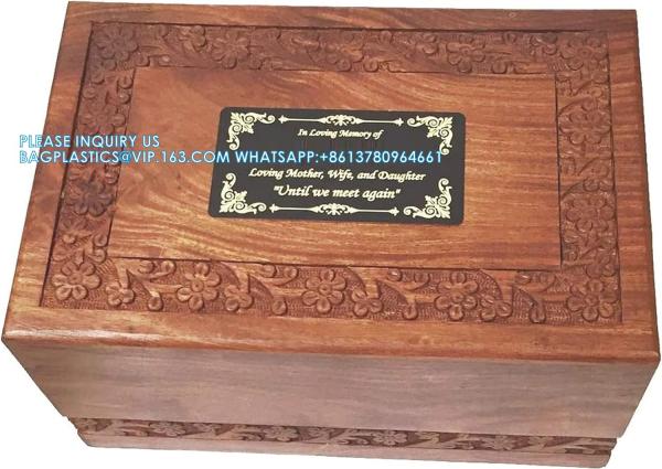 Handmade Rosewood Urn For Human Ashes | Tree Of Life Wooden Urns Hand-Crafted - Funeral Cremation Urn For Ashes