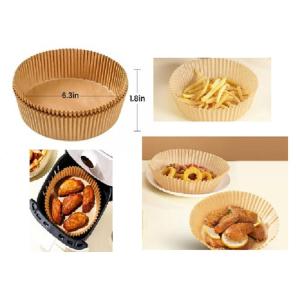 Вкладыши бумаги Fryer воздуха круга Oilproof печь устранимую пергаментную бумагу 100pcs