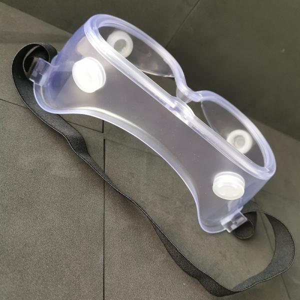 Flexible Industry Surgical Safety Goggles Anti Fog Eyewear PVC PC Material Lightweight
