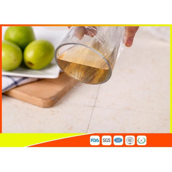Fresh Stretch Pvc Cling Film Food Wrapping , Transparent Soft Catering Plastic Wrap