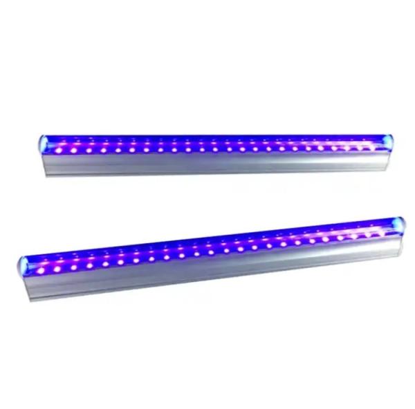 365nm & 395nm UVA LED Tube Light with 12V/24V/48V DC Input Aluminum Flicker-Free 30,000hr Lifespan