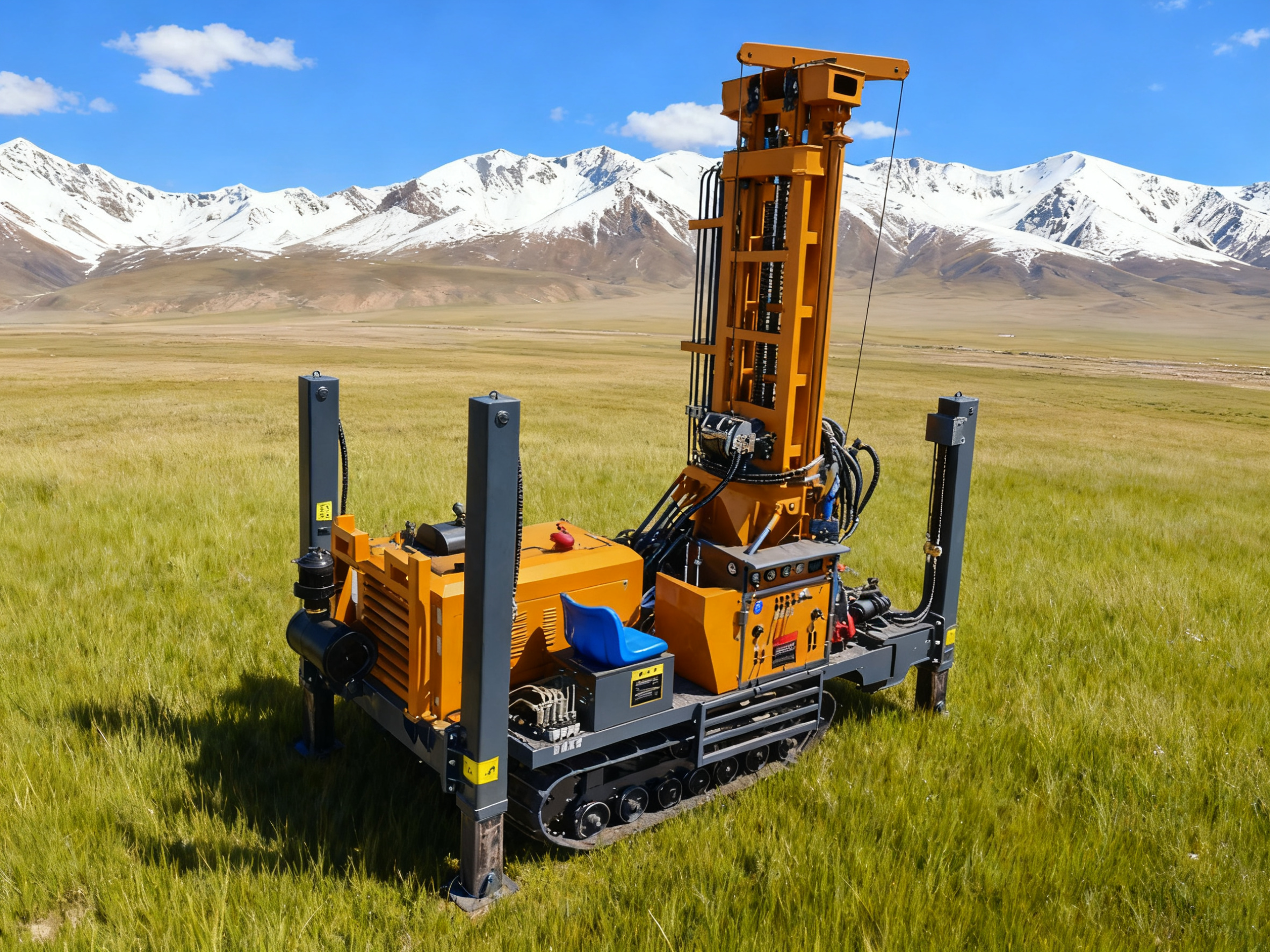 High Efficiency Mud Pump Drilling Rig For Rock Strata