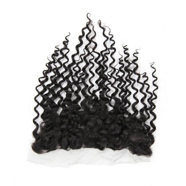 Fechamentos saudáveis do laço do cabelo humano com cabelo do bebê sem produto químico processado