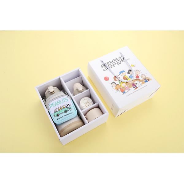 600ml Double Walled Kids Stainless Steel Water Bottle With Straw