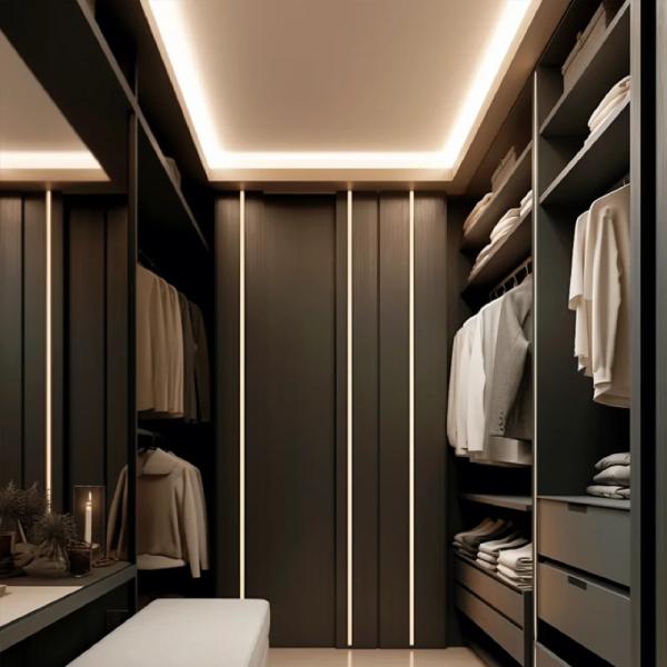 W18mm PC Cover 6063 T5 Recessed LED Channel For waterproof linear lighting