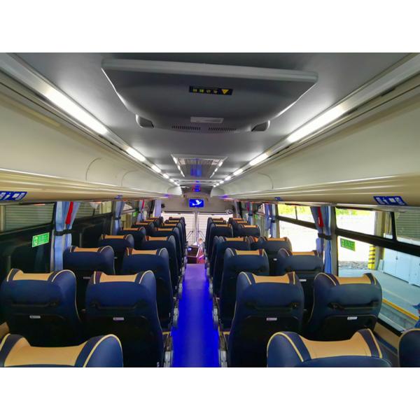 LHD/RHD Euro3 47 Seats 336HP YBL6128H Luxury Coach Bus for sale