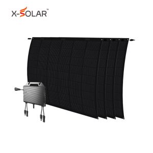 800W Plug And Play Flexible Solar Panel Kit For Balcony Use With Micro Inverter