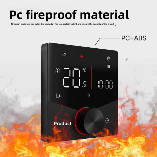 SIXWGH Tuya Smart WiFi Thermostat Electric Heating APP Control Voice Assistant Compatible Energy Saving Mode Child Lock High