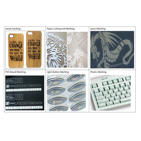 машина RF 30W 50W 200x200mm маркировки лазера СО2 150x150mm