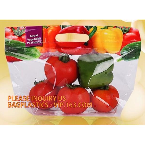 fresh fruit plastic bag for packaging cherry, Bag For Fresh Fruit Sweet Cherry, Coin or U shape grape bag