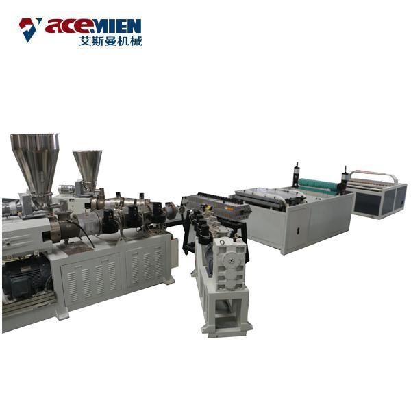 1130mm Width PVC Plastic Tile Forming Machine , Roof Roll Forming Machine Corrugated